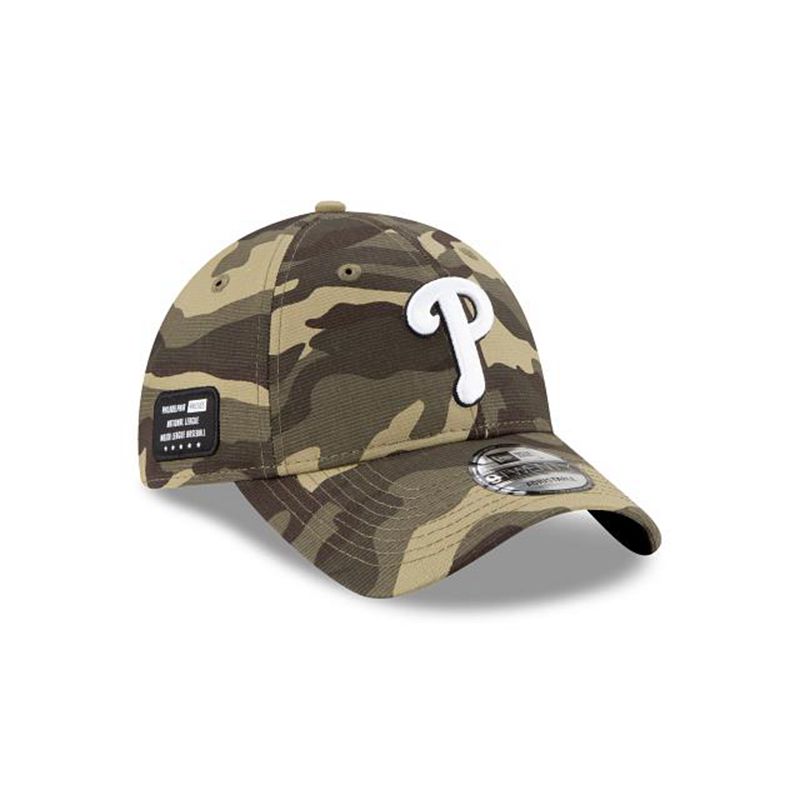 MLB Philadelphia Phillies Armed Forces Weekend 9Twenty Adjustable (AJM2636) - Green New Era Caps